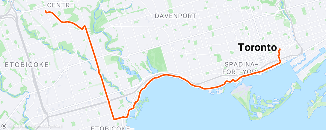Map of the activity, Just pleasant