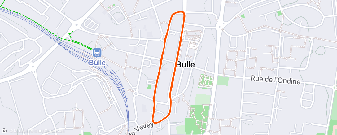 Map of the activity, CORRIDA BULLOISE 2024 - M20