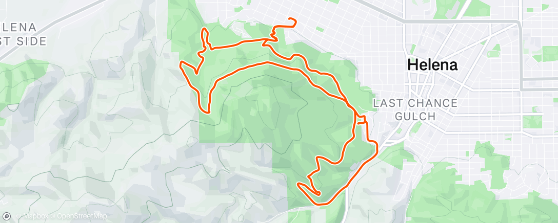Map of the activity, Evening Ride