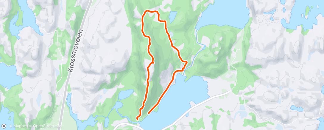 Map of the activity, Lunch Walk - Nokkåsen
