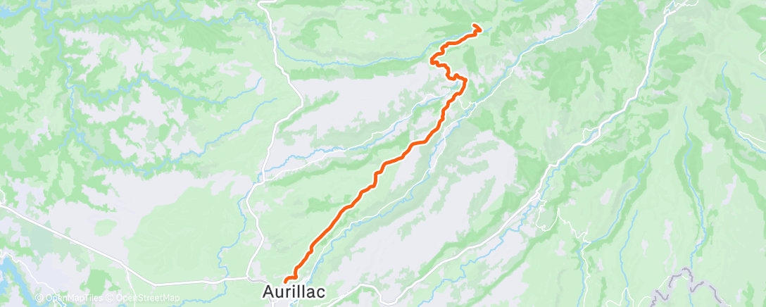 Карта физической активности (Col de Légal)