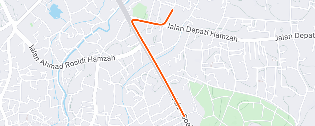 Map of the activity, Morning Ride