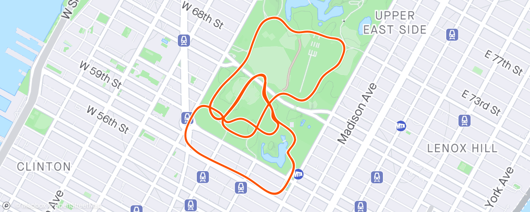 Mapa da atividade, Zwift - The Gorby (1) in New York