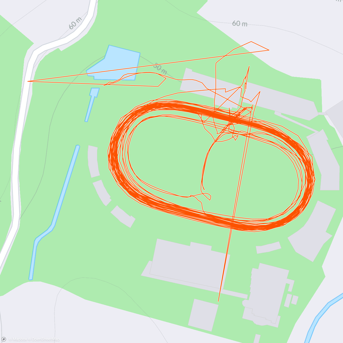 Map of the activity, 午後のライド