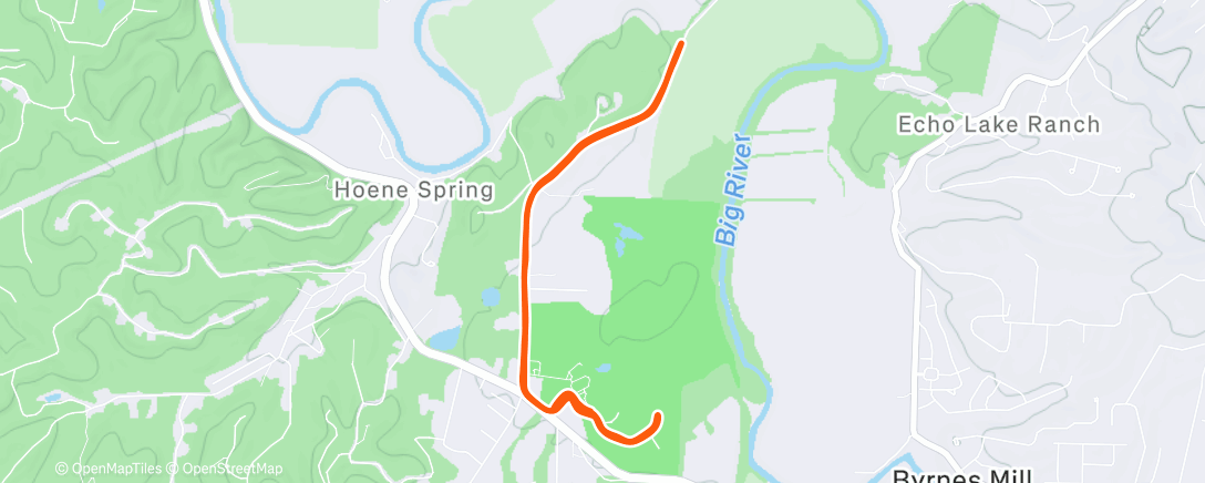 Карта физической активности (Morning Run)