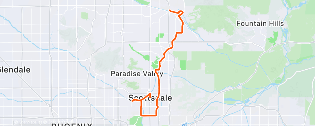 Map of the activity, Every Woman’s Marathon 2025