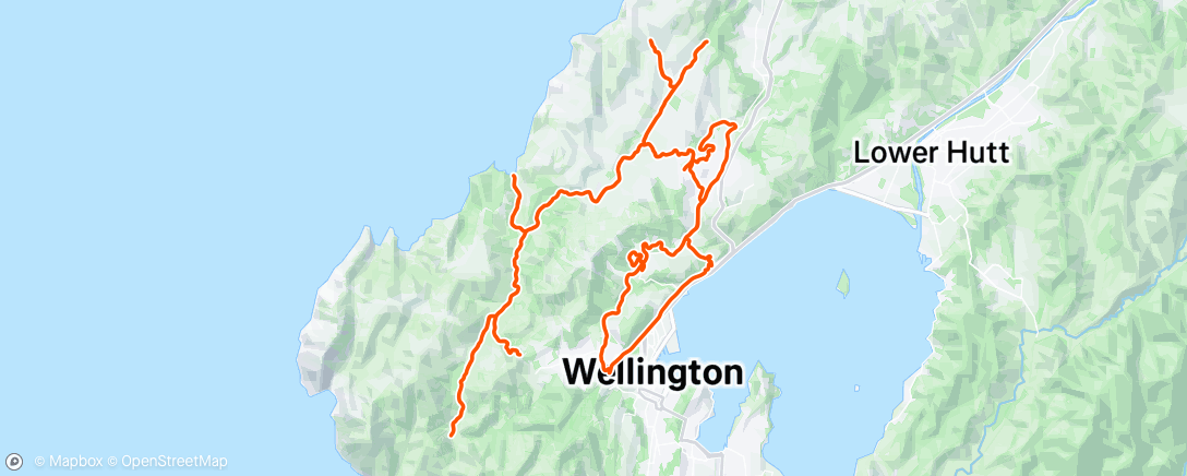 Map of the activity, Morning Ride