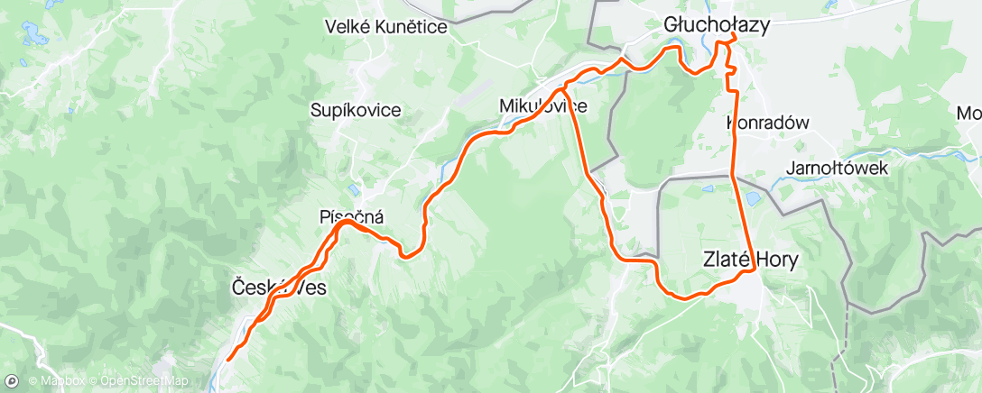 Map of the activity, ☀️ Morning Mountain Bike Ride