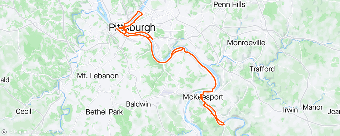 Map of the activity, Half Century Ride