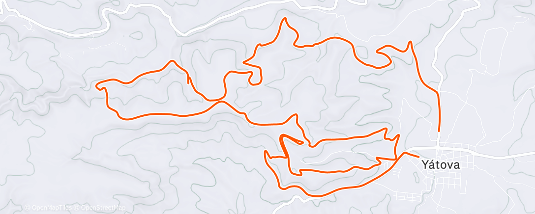 Map of the activity, Btt gozando con kike