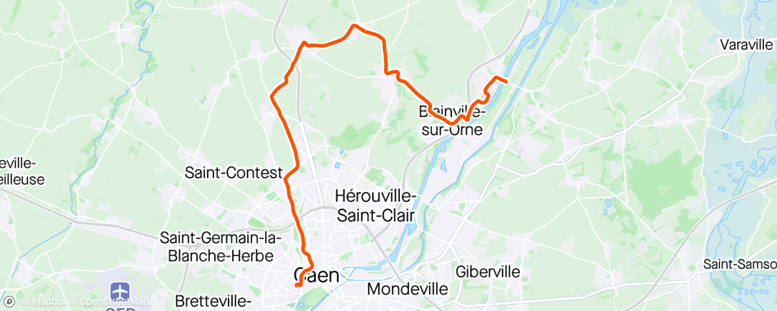 Map of the activity, Semi marathon de la liberté 😁