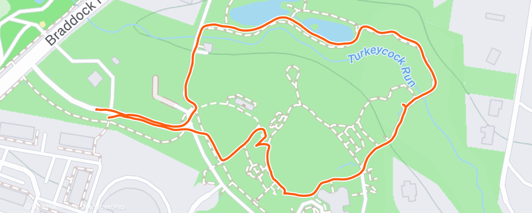 Map of the activity, Lunch Hike