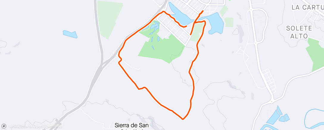 Map of the activity, Carrileo