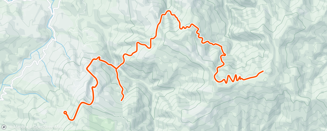 Map of the activity, Zwift - 4x4�' descending on Col du Rosier in France