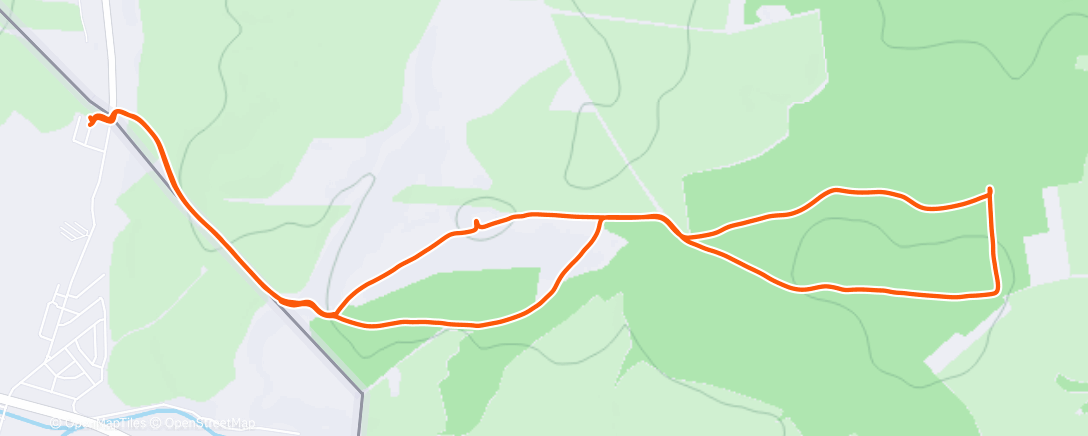 Map of the activity, Lunch Walk