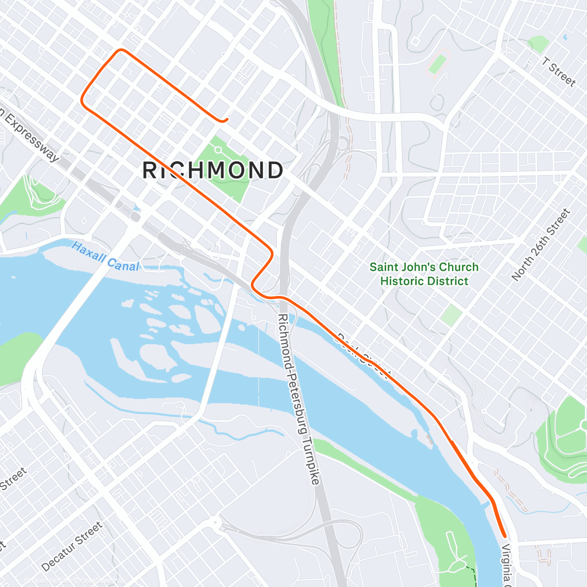 Карта физической активности (Zwift - Group Ride: LEVEL 2KT - Christmas Edition - Heat 4 - 19:36GMT on Cobbled Climbs in Richmond)