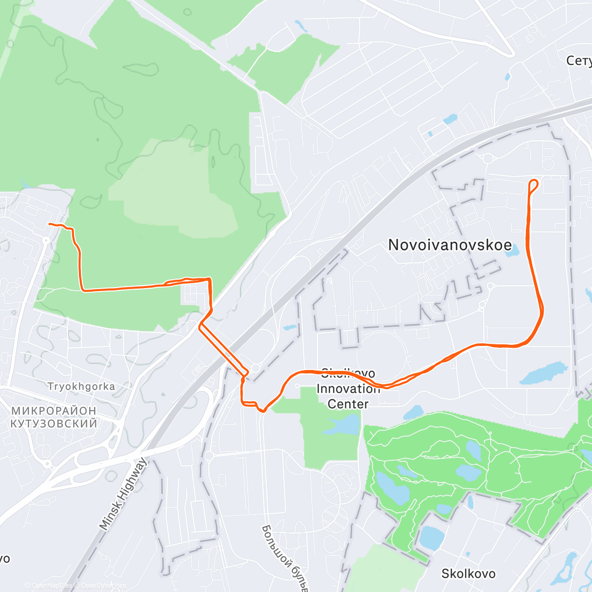 Карта физической активности (Утренний забег)