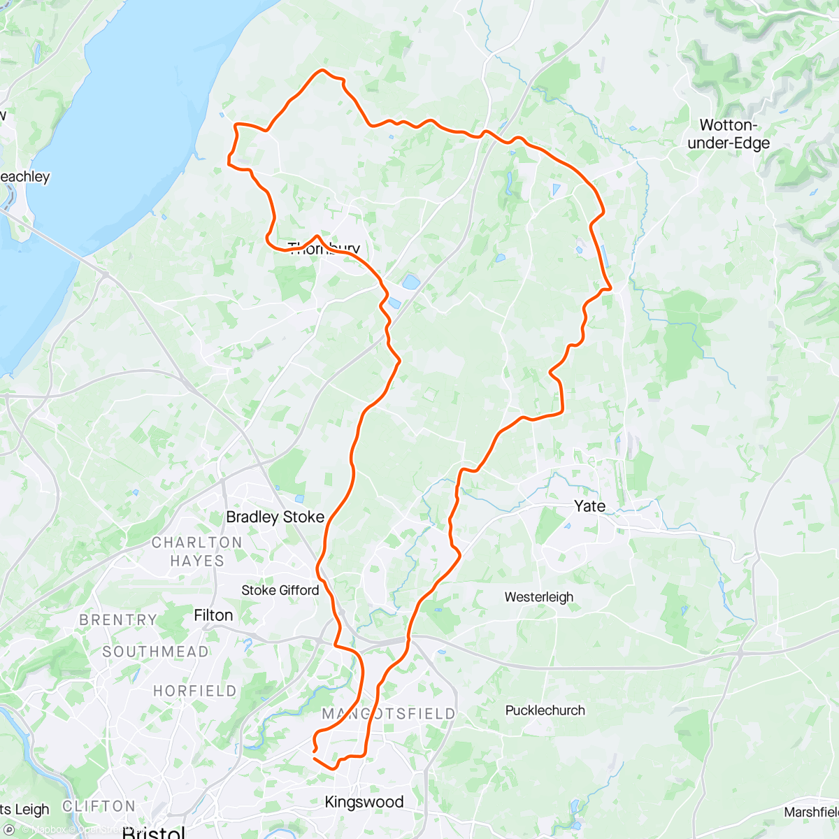 Map of the activity, Mares shakedown ride