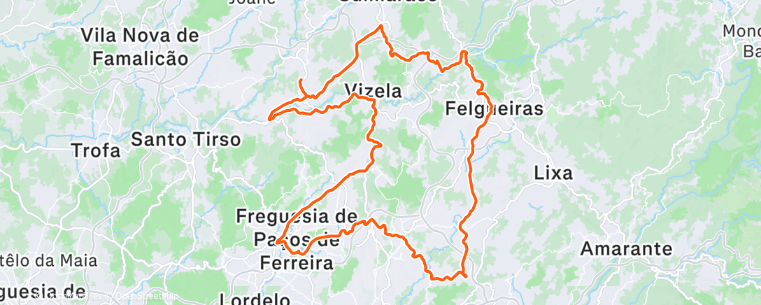 Map of the activity, 2025-12-26Ride