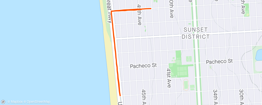 Map of the activity, Walking to get perspective