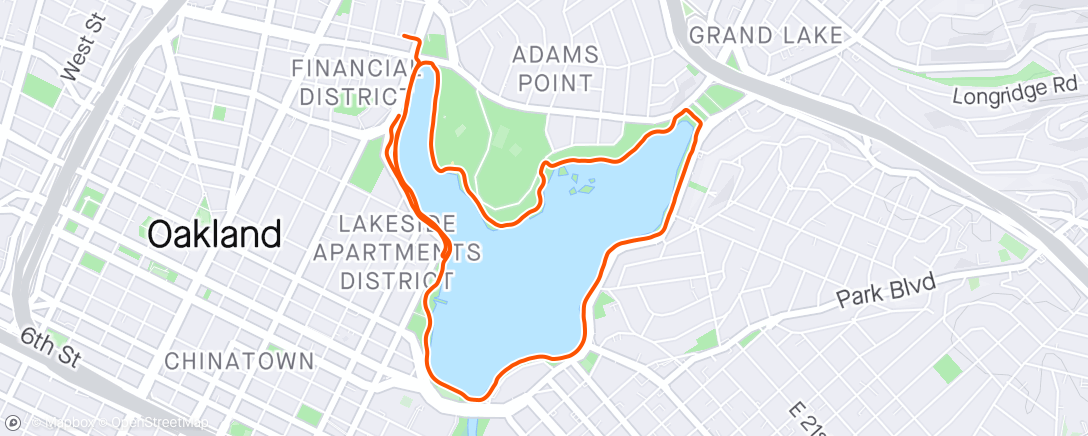 Map of the activity, Half Easy, Half Tempo with Runna ✅