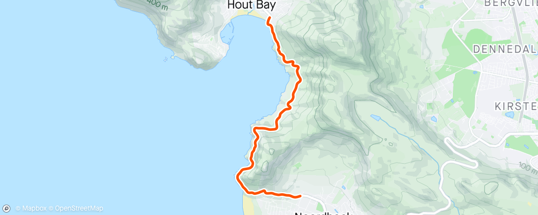 Map of the activity, ROUVY - Race: Chapmans Peak | South Africa