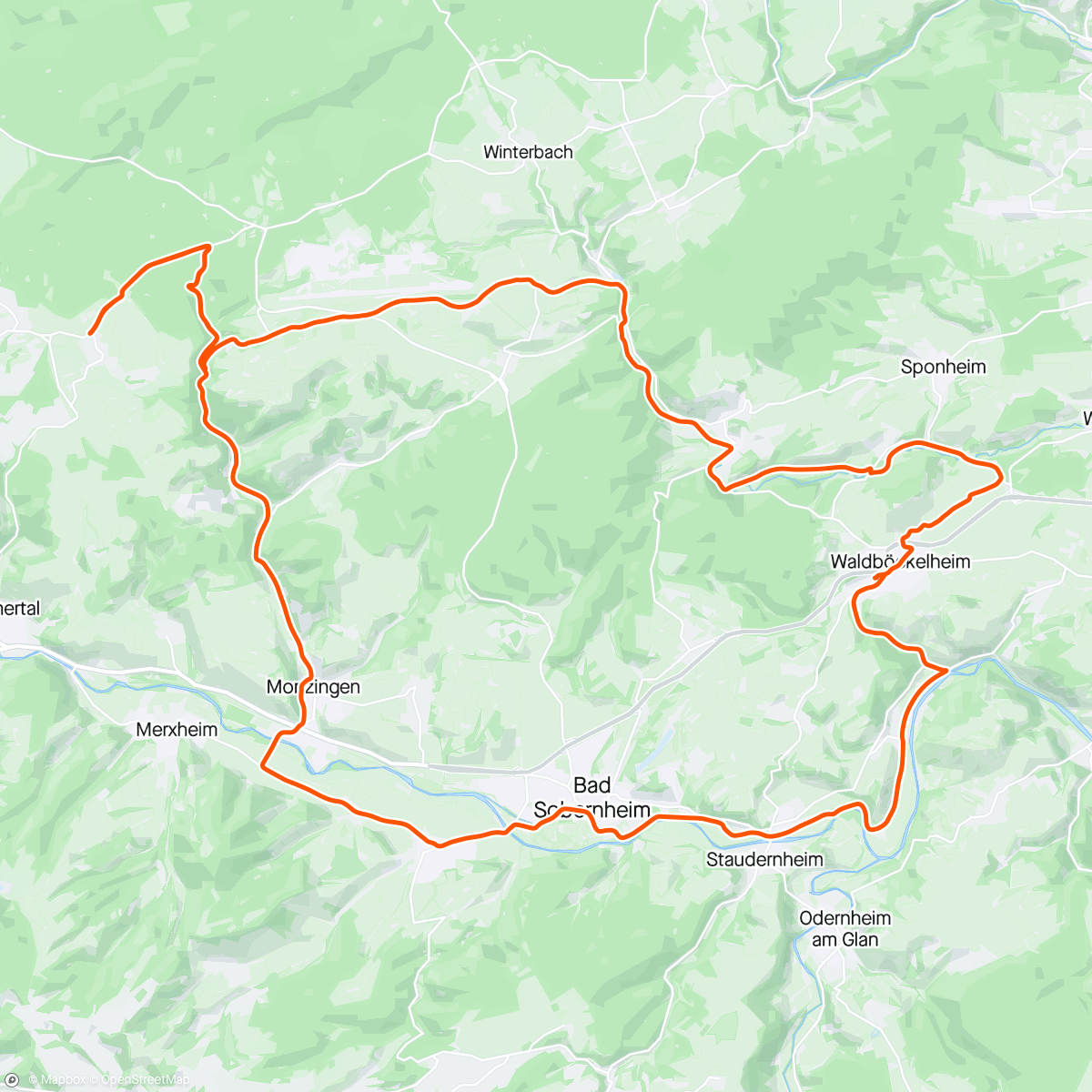 Map of the activity, Sonntagsrunde mit Baustellenbesichtigung
