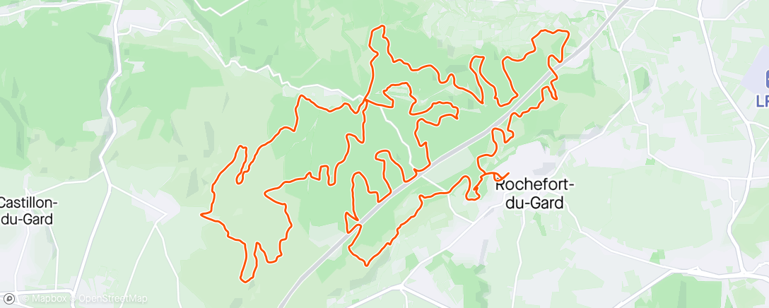 Map of the activity, ::: 07.04.2024 ::: Rochefort du Gard (randonnée) :::