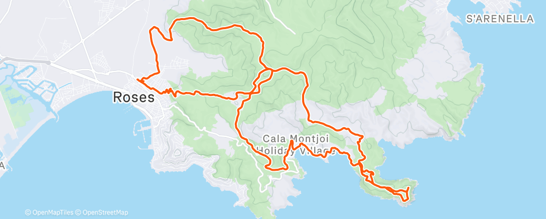 Map of the activity, Orientació x cap d creu