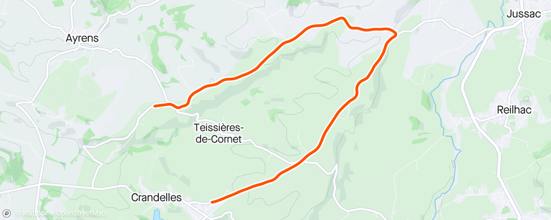 Map of the activity, Tour de la CABA #2 Chrono par équipe : 4e