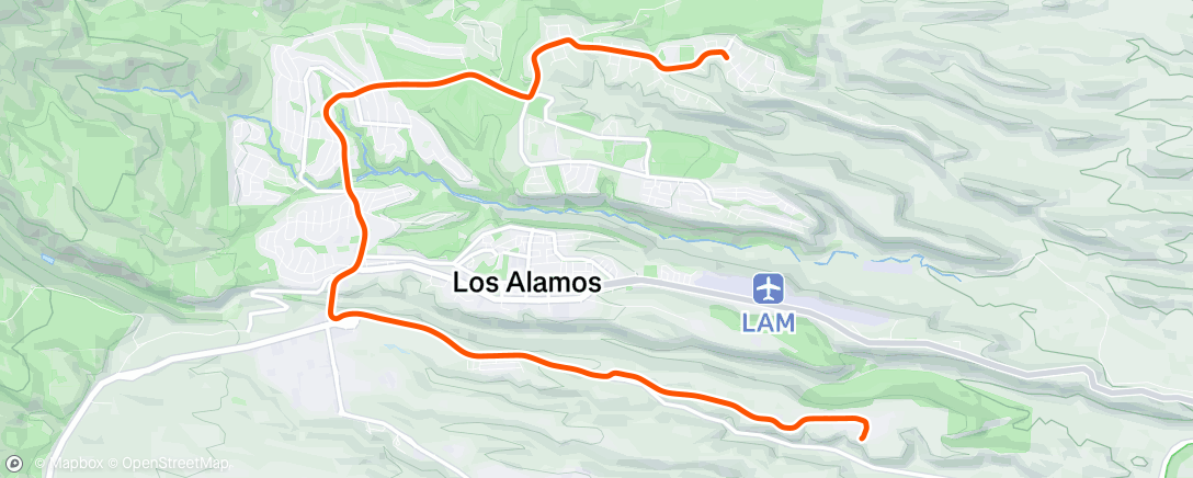 Map of the activity, Afternoon Ride