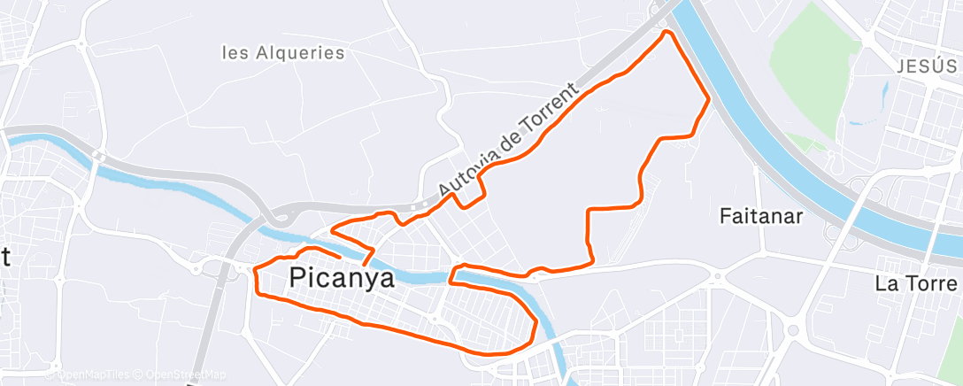 Карта физической активности (Morning Run)