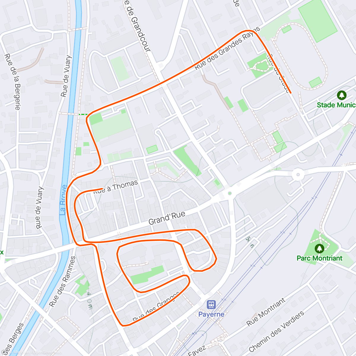 Map of the activity, Tour de Romandie #1