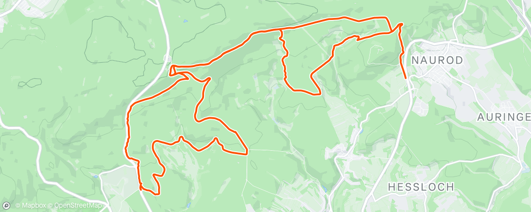 Map of the activity, Mountainbike-Fahrt zur Mittagszeit
