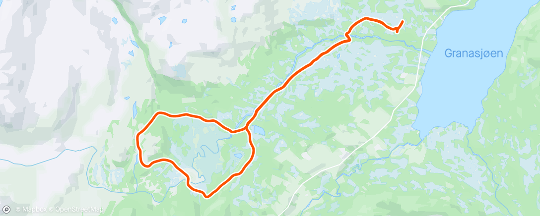 Map of the activity, Solhaugrunden