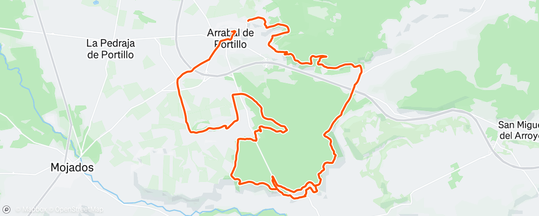 Map of the activity, MTB | Portillo quedada con 47 Team