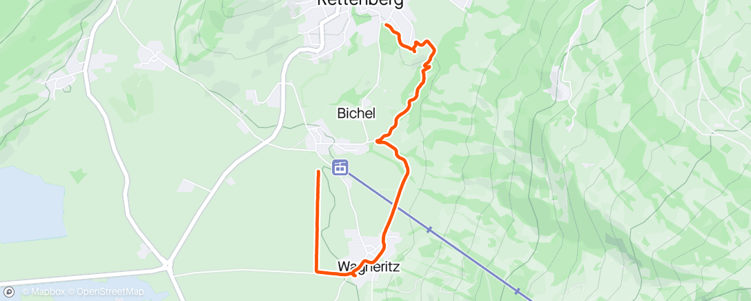Mapa da atividade, Spaziergang am Nachmittag