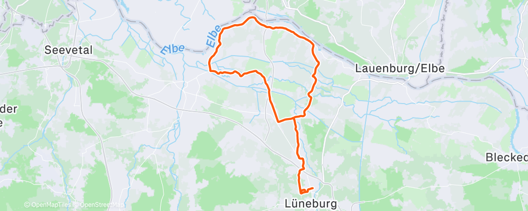 Map of the activity, Festive500 #5