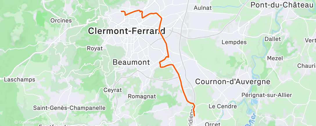 Map of the activity, Séance CAP FG