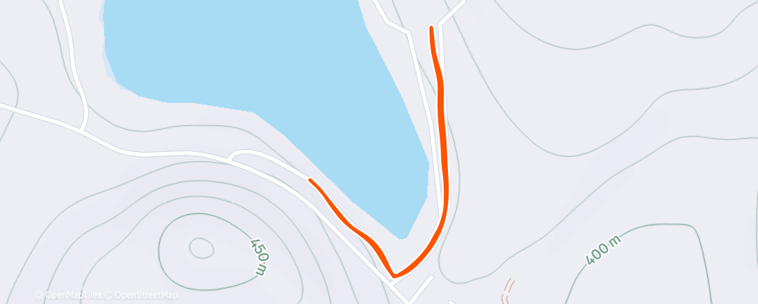 Map of the activity, Morning Walk