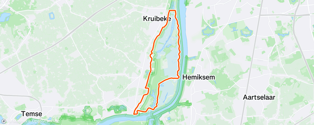 Map of the activity, Ochtendloop
