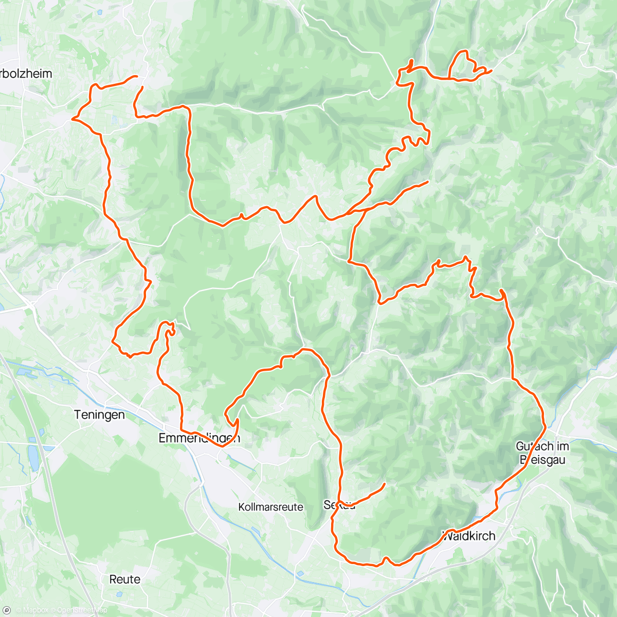 Mapa de la actividad (Fahrt am Morgen ☀️)