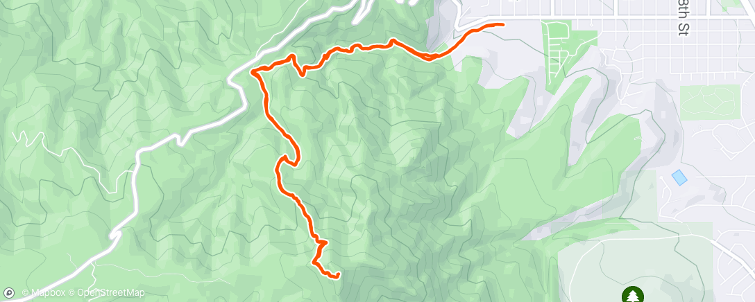 Map of the activity, Green Mountain