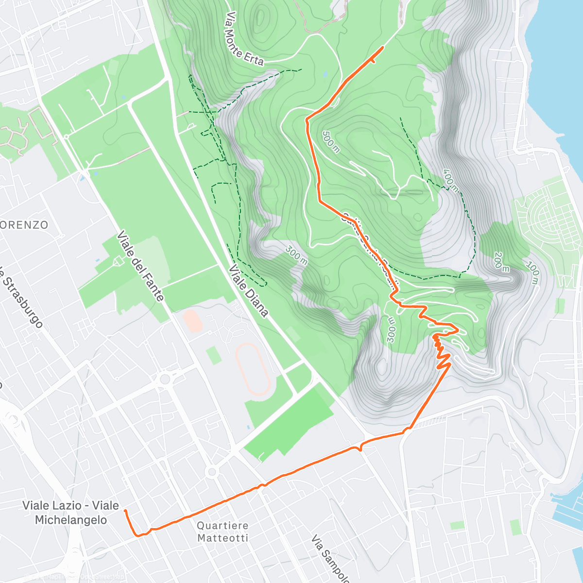 Map of the activity, Non mi bastava e sono risalito