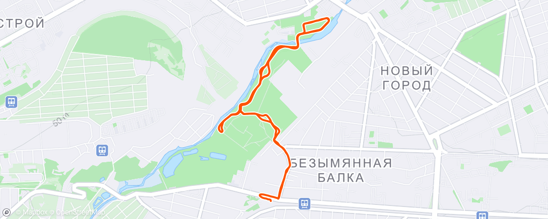 Map of the activity, Посмотреть чё по ходовой после походика