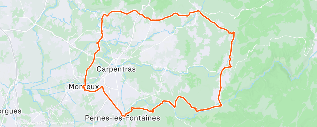 Map of the activity, SORTIE VENTOUX 1910 🇨🇵