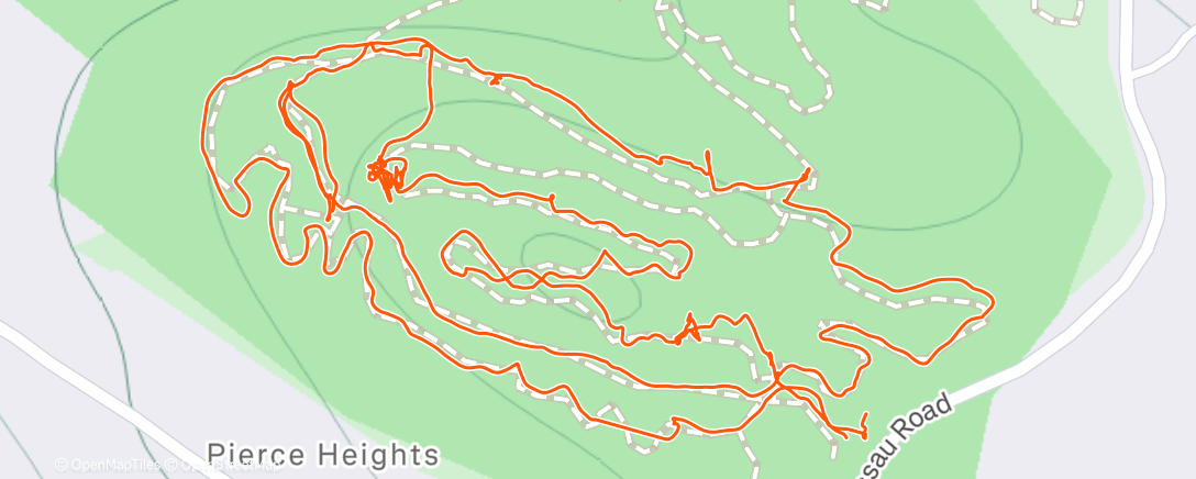 Map of the activity, Morning TM at Nassau
