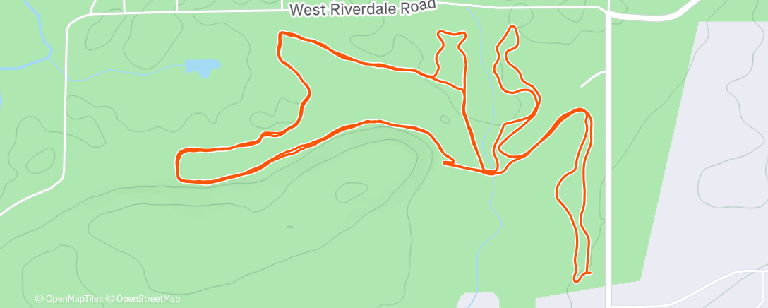 Карта физической активности (Cross-Country SKIING)