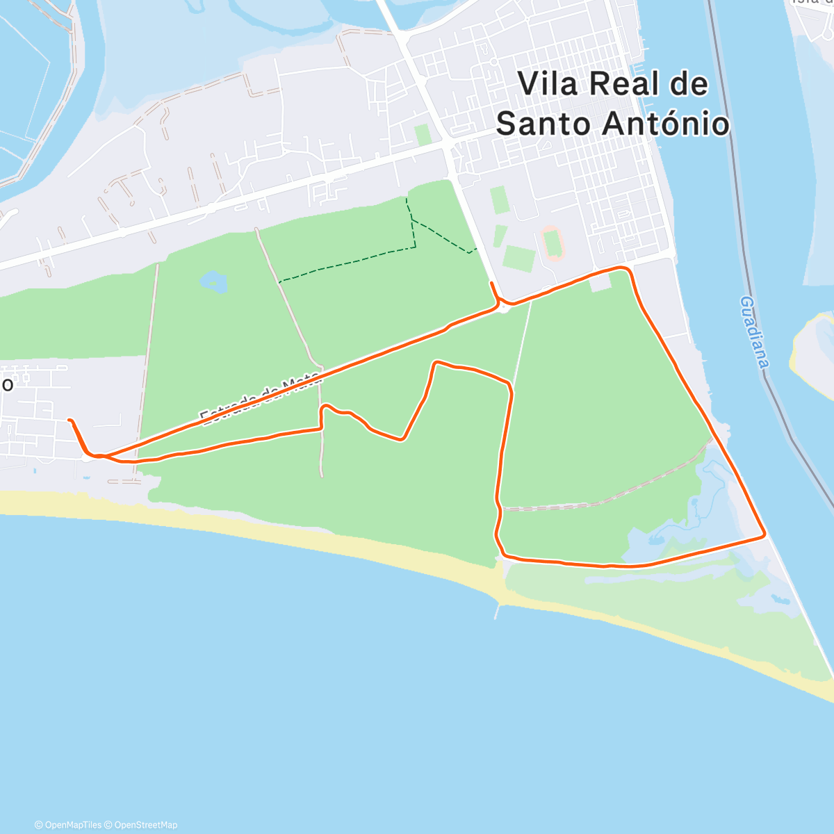 Mapa de la actividad (Lauf am Nachmittag)