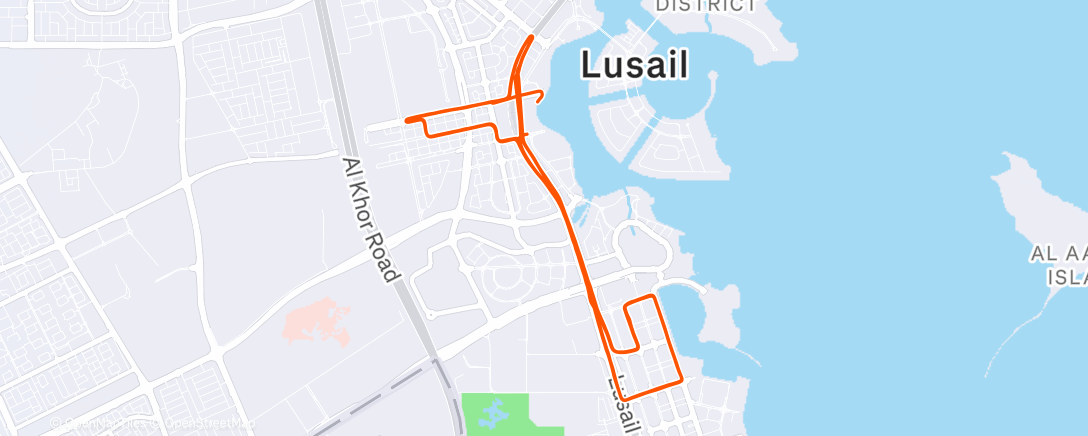 Map of the activity, Morning ride